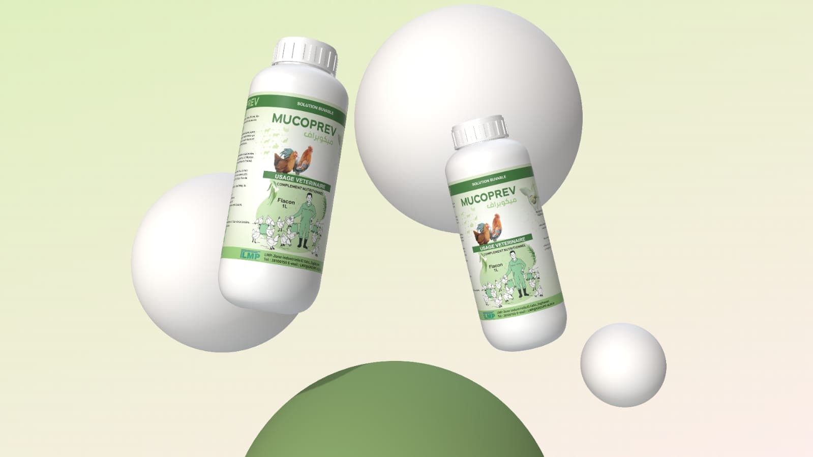 Etiquette Laboratoires des Médicaments et Prémix